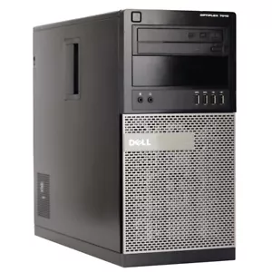 Dell Optiplex Tower Desktop Computer Intel Core i5 8GB 1TB HD Windows 10 PC WiFi - Picture 1 of 6