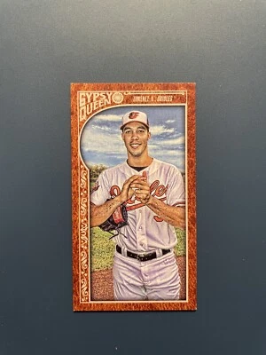 2015 Topps Gypsy Queen Mini #298 Ubaldo Jimenez True 1/1  Orioles - Image 1 of 2