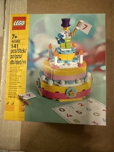 LEGO Birthday Party Cake Set (40382) Balloon Animal Top Hat Minifigure SEALED - Picture 1 of 3