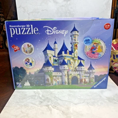 NEW Ravensburger Disney Castle 3D Puzzle Princess 216 pcs Factory Sealed ERGSB - Image 1 of 4