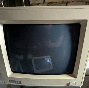 Vintage Crt PC Monitor For Spares And Repairs Beam 1210 - Afbeelding 1 van 7