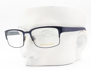 Michael Kors MK 347M 414 Eyeglasses Glasses Satin Blue Matte Temples 52-17-140 - Picture 1 of 9