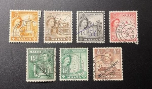 Stamps Malta - Worldwide Variety Collection Lot #77 - Picture 1 of 2