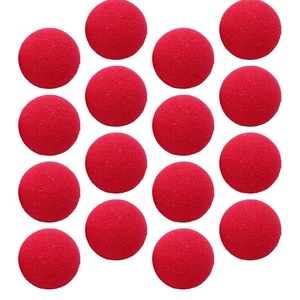 3 Pack Clown Nose Adult Theme Party Decorations Red for Kids Sponge - Picture 1 of 12