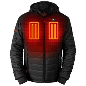 ActionHeat 5V Men's Insulated Puffer Battery Heated Jacket W/ Hood - Picture 1 of 6