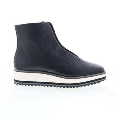 Botas de vestir informales Johnston & Murphy 78-51485 para mujer de cuero negro con cremallera Foto 1 de 4