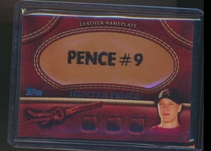 Placa de identificación de cuero Topps Hunter Pence Astros 2011 - Imagen 1 de 1