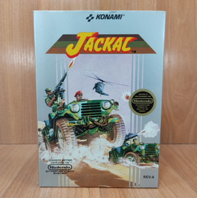 MT- Jackal MINTY BOX ONLY NO Game NO Manual nintendo nes collector lot nice !