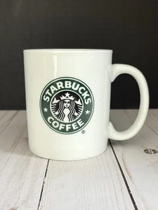 Taza de café Starbucks 2006 sirena verde y negro sobre blanco logotipo café vintage - Imagen 1 de 6
