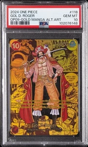 2024 ONE PIECE OP09-EMPERORS IN THE NEW WORLD #118 GOL D. ROGER PSA 10 - Picture 1 of 2