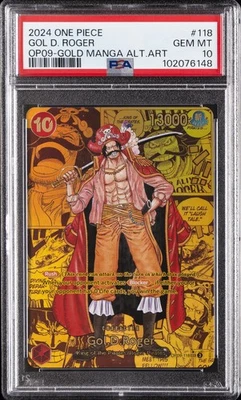2024 ONE PIECE OP09-EMPERORS IN THE NEW WORLD #118 GOL D. ROGER PSA 10 - Image 1 of 2