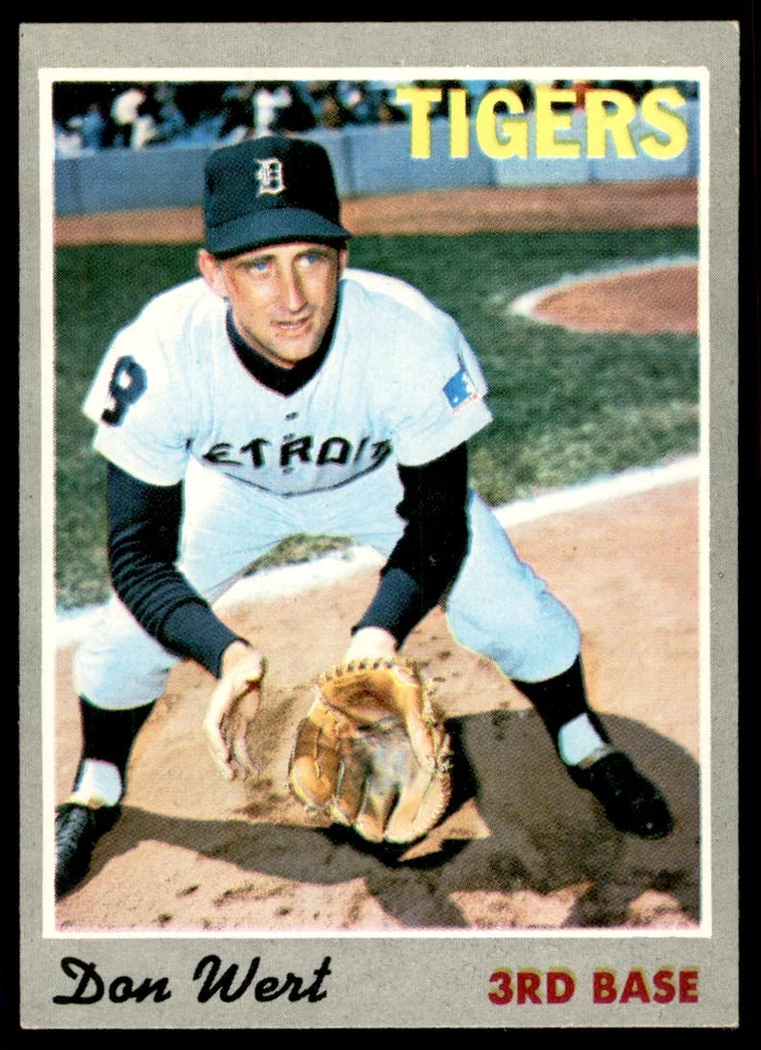 1970 Topps Don Wert Detroit Tigers #33 - Image 1 of 2