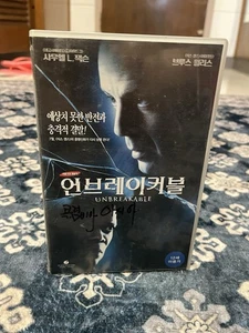 Korean Disney VHS Tape Unbreakable Buena Vista Home Video Rare Bruce Willis - Bild 1 von 6
