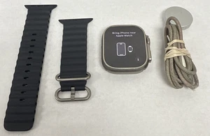 Apple Watch Ultra 1st Gen Titanium Ceramic Case 32GB Wi-Fi + Cellular A2622 - Photo 1 sur 22