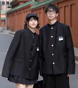 Japanese Style School Uniform Dk Blazers Men's Western-style Suit Streetwear - Picture 1 of 4