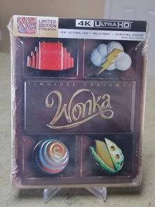 Wonka 4K UHD Blu-ray SteelBook 2023 - Picture 1 of 3