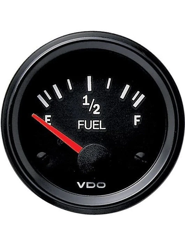 VDO Cockpit Vision Fuel Gauge 12V 3-180 Ohms Float Arm Sender Type (301010011) - Image 1 of 4