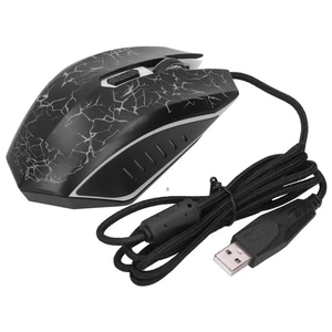 Mouse Wired Colorful Glowing Gaming Usb Ultra Accuracy Internet Computer Access - Picture 1 of 22