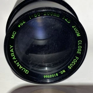 Quantaray 80-200mm Camera Lens Close Focus 8105966 - Picture 1 of 8