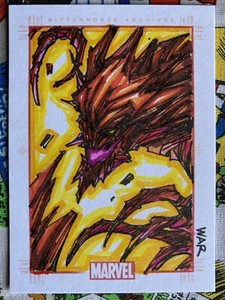 Marvel 75th Anniversary SketchaFEX Card Carnage Artist: William Allen Reyes