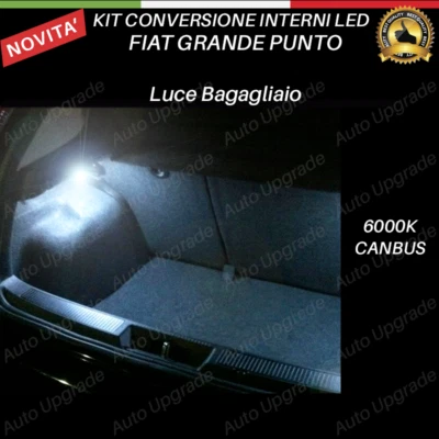 KIT LED LUCE BAGAGLIAIO SPECIFICO PER FIAT GRANDE PUNTO ULTRABIANCA CANBUS 6000K - Immagine 1 di 3