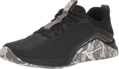 Zapato de entrenamiento Mizuno TS-01 para hombre 7,5 M (mujer 9) en negro/blanco Foto 1 de 4