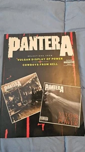 Vintage Pantera Guitar Tab Book – Cowboys From Hell / Vulgar Display of Power - Picture 1 of 2