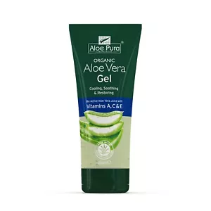 Aloe Pura Aloe Vera Organic Gel with Vitamins A C & E - 200ml - Picture 1 of 3