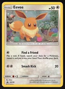Eevee - SM184 - Cosmos Holo - Sun & Moon Black Star Promo - Pokemon Card - Bild 1 von 2
