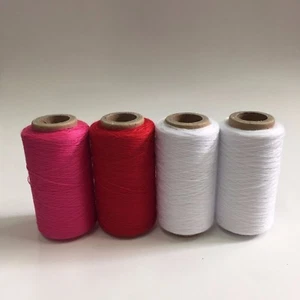VALENTINE'S DAY PINK, WHITE RED SPUN POLYESTER SERGER & QUILTING THREAD 4 TUBES  - Picture 1 of 1