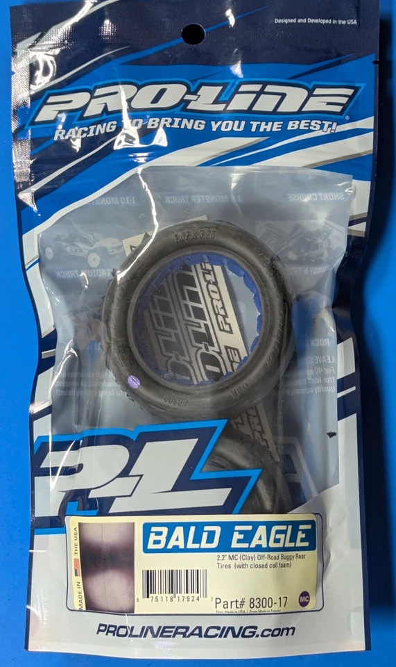 Pro-Line Bald Eagle PRO8300-17 2.2" MC Clay Buggy Rear Tires - Image 1 of 1