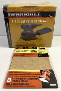 Durabuilt 1/4" Sheet Palm Sander With Sandpaper Both NIB - Picture 1 of 10