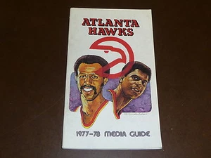 1977 1978 ATLANTA HAWKS NBA BASKETBALL  MEDIA GUIDE  EX - Picture 1 of 1