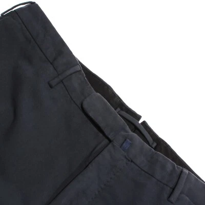 Incotex NWT Chinos / Casual Pants Size 54 (38 US) Slim In Solid Blue Cotton - Image 1 of 4