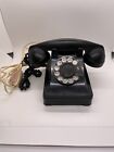 1940s Art Deco Western Electric Bell System Black Bakelite Rotary Telephone