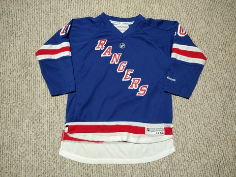 Marian Gaborik New York Rangers Reebok Youth L/XL Hockey Jersey NHL Retro Cover