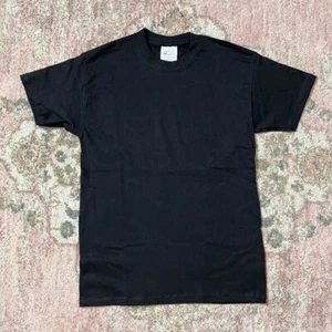 NEW Port & Company 100% Preshrunk Cotton Black T-Shirt Youth L 14-16 - Picture 1 of 3