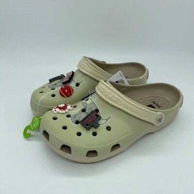 Crocs Chicago Bulls Elevated NBA Slip On Clogs Solid Beige Size 9 Womens — 第 1/4 张图片