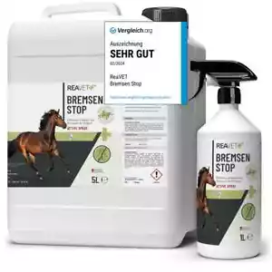 REAVET 6L Bremsen Stop Fliegenspray für Pferde/ Bremsen, Mücken, Parasiten usw. - Bild 1 von 5