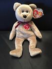 ty beanie babies 1999 signature bear w tag protectors in Lucite case