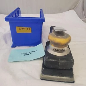 Clayton Pneumatic Jitterbug Random Orbit Air Palm Sander LOT-67 - Picture 1 of 10