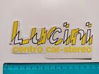 Autocollant Lucini Centre car-Stereo Cantu 'Autocollant Timbre Vintage 80s
