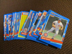 1991 Donruss Group Of 25 Cards - Mark Grace - Dennis Eckersley - Gary Carter