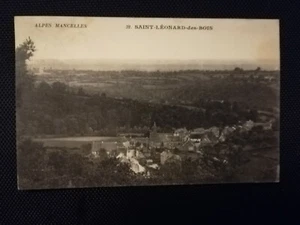 CPA 72 SAINT-LEONARD-DES-BOIS - Alpes Mancelles - Vue Générale - Imagen 1 de 2