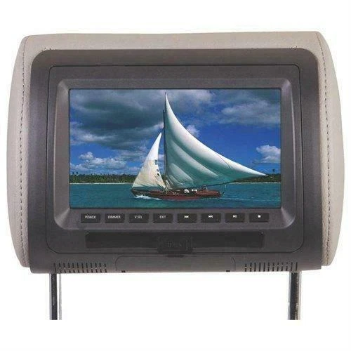 Power Acoustik 7” TV/DVD In Headrest HDVD-71CC 7" Car DVD Player - Image 1 of 1
