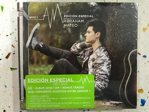 ABRAHAM MATEO CD WHO I AM EDICION ESPECIAL CD + DVD  NUEVO NEW PRECINTADO SEALED - Imagen 1 de 3