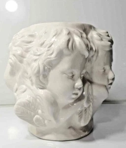 VINTAGE CHERUB ANGEL VASE CBK LTD  - Picture 1 of 8