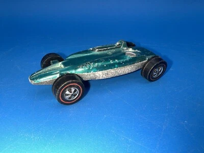 Hot Wheels Redlines Shelby Turbine 1969 verde aguamarina negro interior Hong Kong ver video Foto 1 de 4