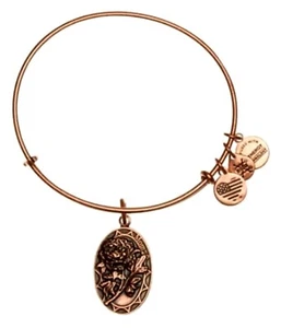 ALEX and ANI - Because I Love You Mom - PEONY Charm Bangle Bracelet - Picture 1 of 8