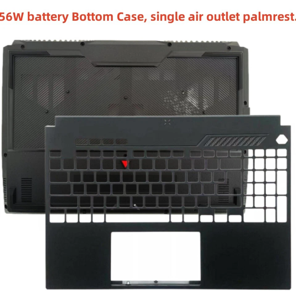 New For ASUS TUF Gaming A15 2022 FA507RC FA507RE Upper Case Palmrest+Bottom Case - Image 1 of 1